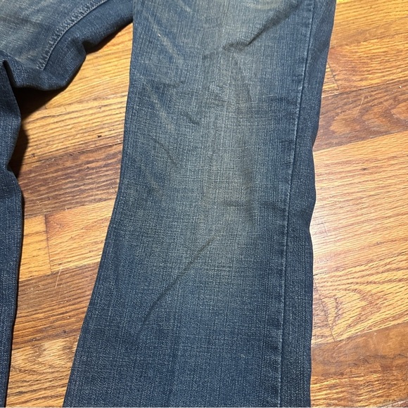 Y2K Express Sarula Precision Fit Low Rise Flare Jeans Women’s Size 4 S Whiskered - Picture 6 of 14